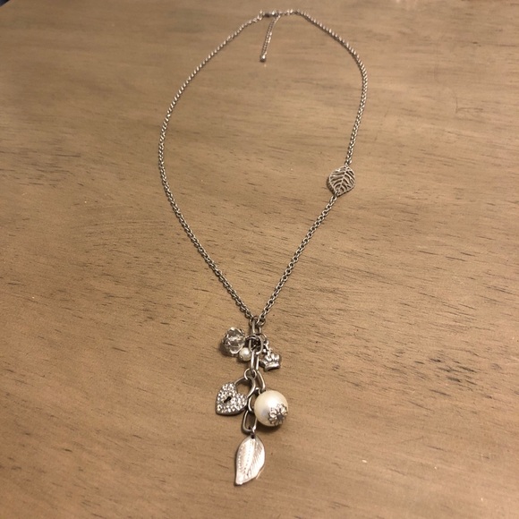 unbranded Jewelry - Jewelry - Elegant Silver Tone Sweater Charm Necklace